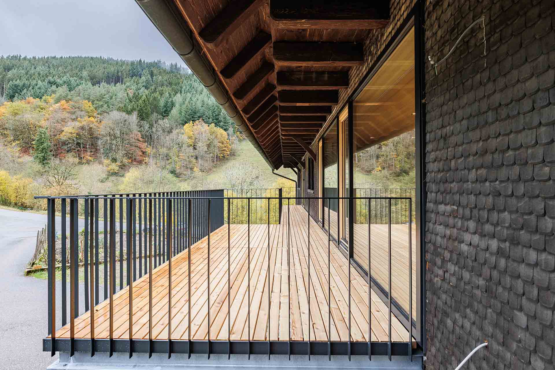 Balkon vom Schwarzwaldhaus