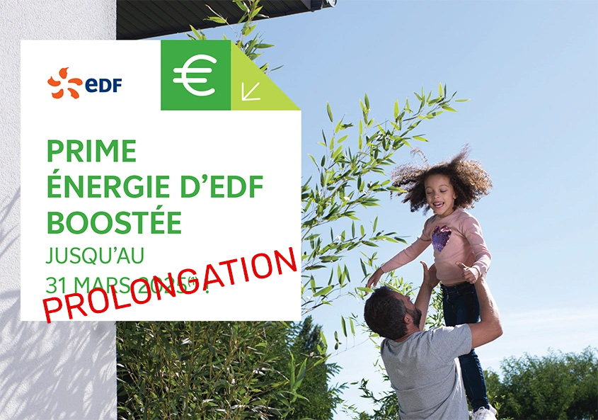 Prime énergie d'edf boostée