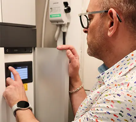 Vanhan poistoilmalämpöpumpun tilalle NIBE S735