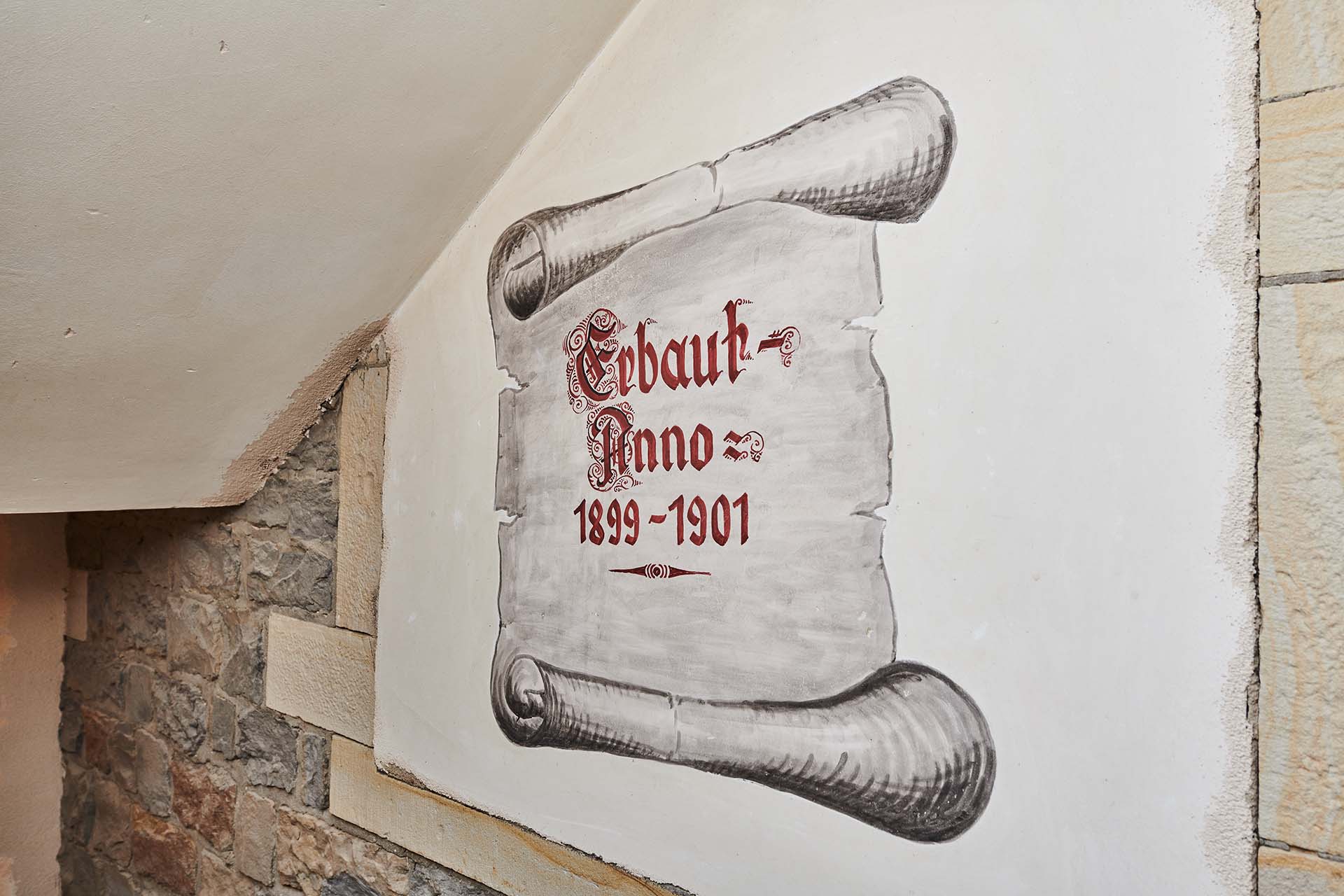 Wandmalerei erbaut um 1900