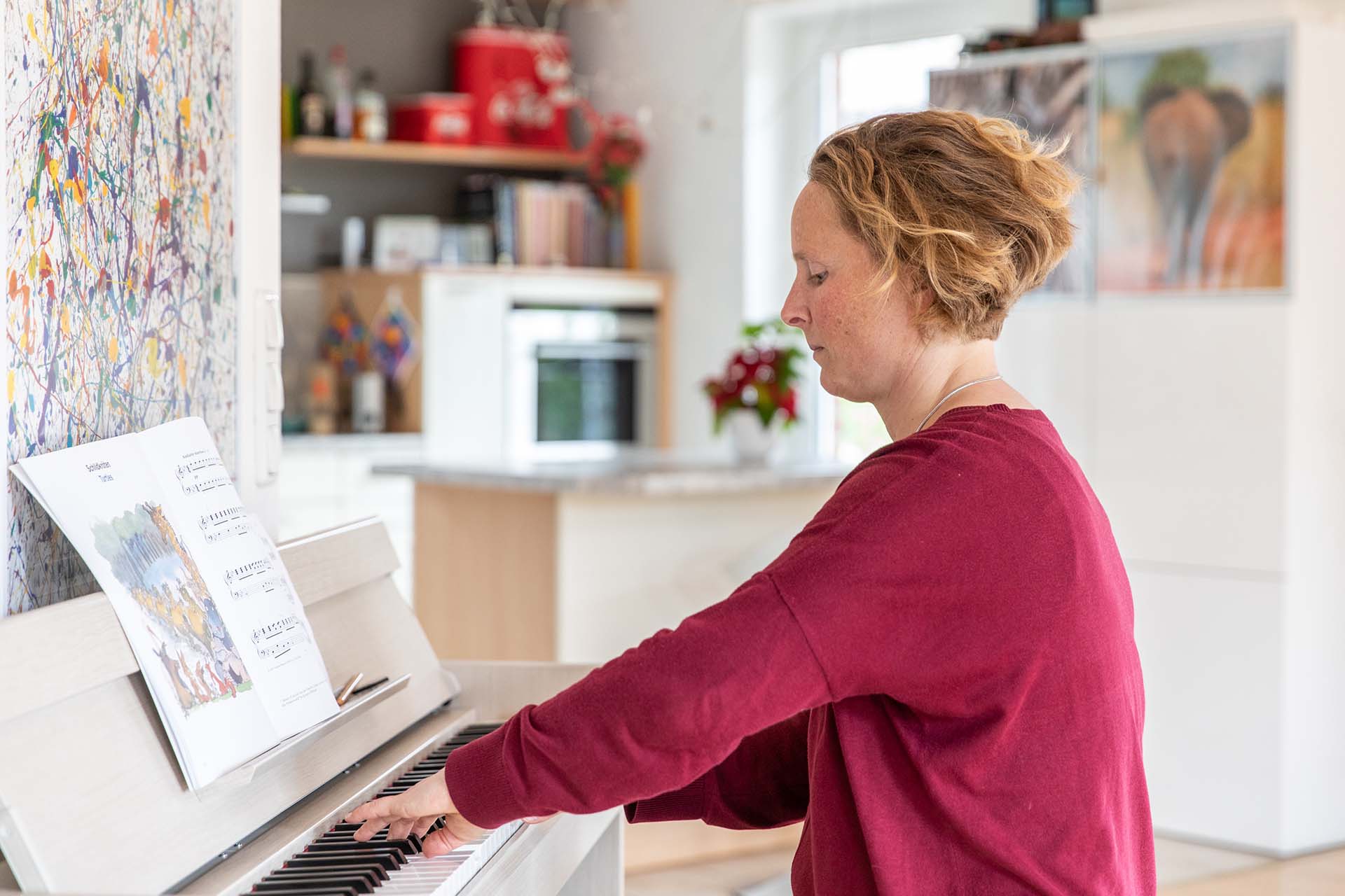 Dorothee Mohaupt am Klavier