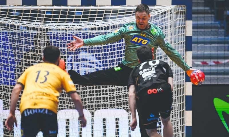 Andreas Palicka spelar handboll