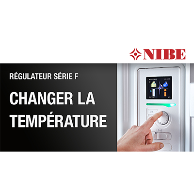 NIBE Support Vidéo Changer la température du régulateur EMMY