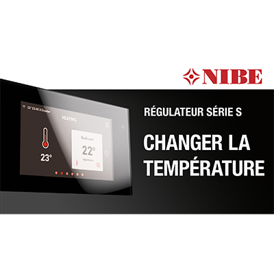 NIBE Support Vidéo Changer la température du régulateur LEON