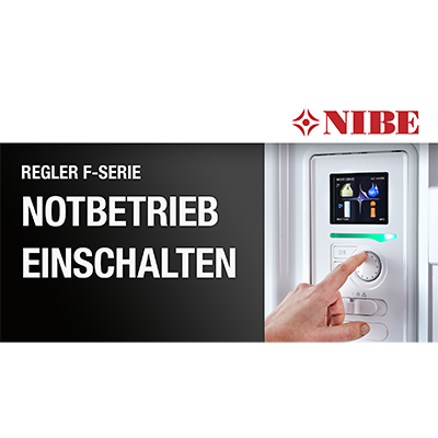 NIBE Support Video Notbetrieb einschalten beim EMMY Regler