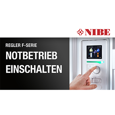 NIBE Support Video Notbetrieb einschalten beim EMMY Regler