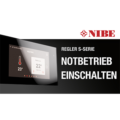 NIBE Support Video Notbetrieb einschalten beim LEON Regler