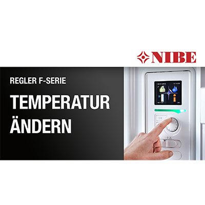 NIBE Support Video Temperatur ändern beim EMMY Regler