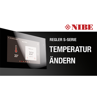 NIBE Support Video Temperatur ändern beim LEON Regler