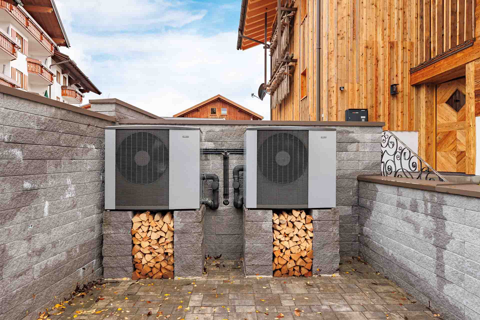 Luft/Wasser-Wärmepumpe NIBE F2120 in Oberstdorf