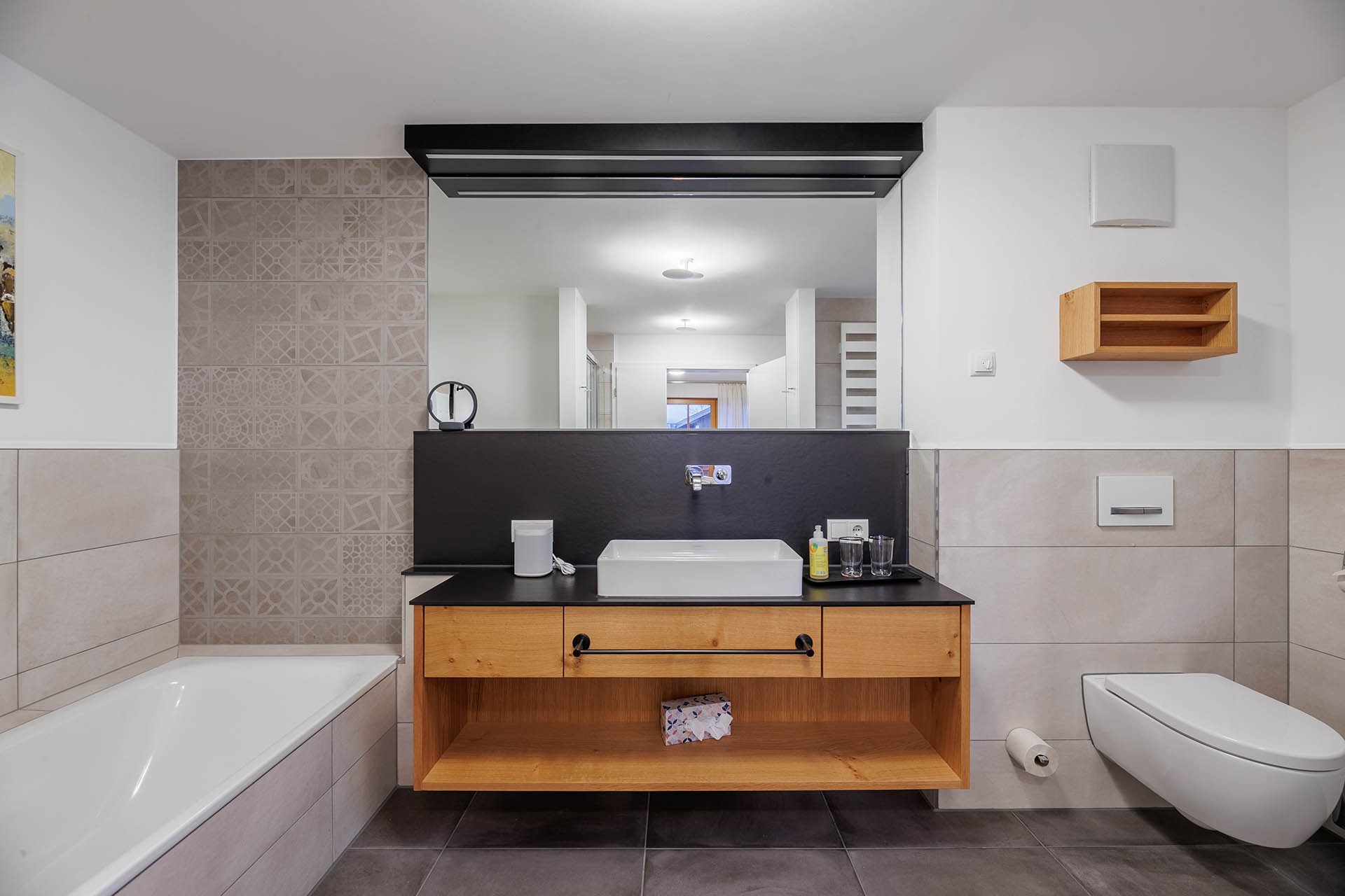 Badezimmer im Landhaus Wiederkehr