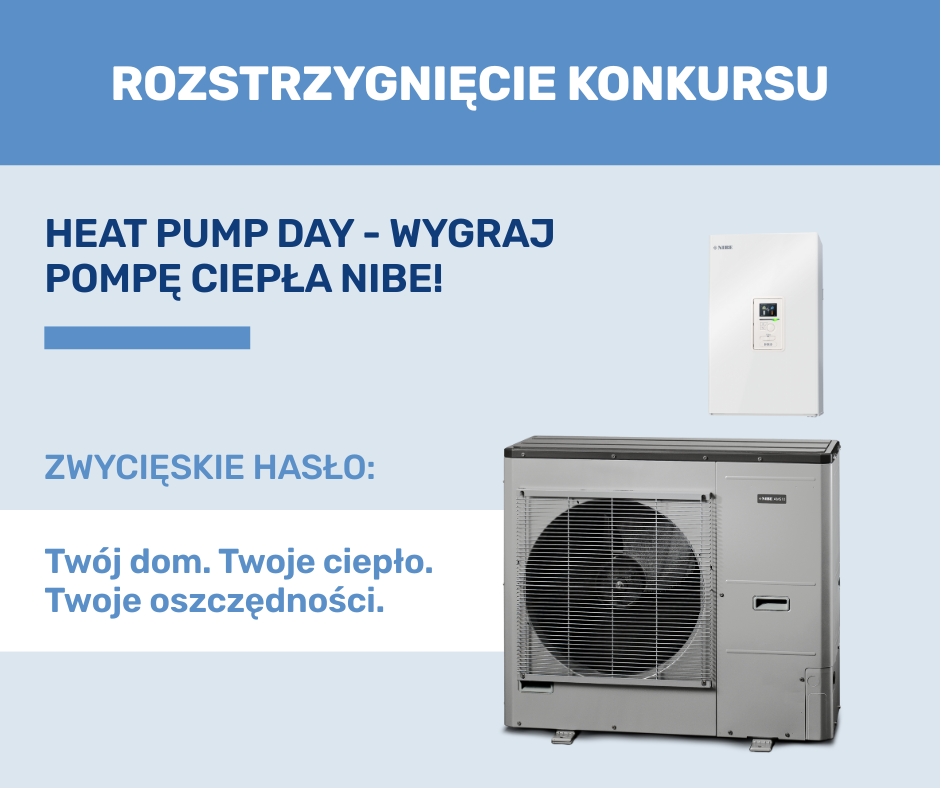 Rozstrzygnięcie konkursu Heat Pump Day – zwycięskie hasło!