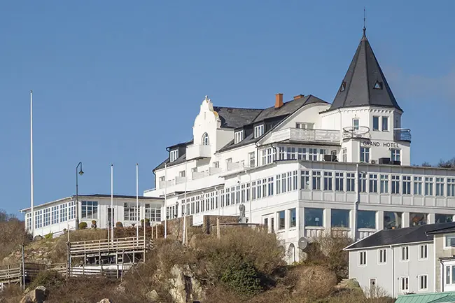 Utsikt över Grand Hotell Mölle