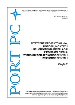 Wytyczne projektowania, wykonania i odbioru instalacji z pompami ciepła Część 7 PORT PC